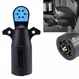 미국 7핀 RV 블레이드 트레일러 배선 견인 차량 소켓 테스터