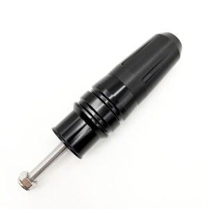 motokano 머플러 슬라이더 M10 볼트 유효 길이 14 7cm 배기 파이프 Z1000, Z1000SX, Z900RS, Z800, Z750, Z300, Ninja Z250, Z250SL, ZX6R, ZX 9R, ZX10R, 12R, ZX14R, Z650에 적용 블랙