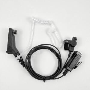 모토로라호환 Xir P8268 GP328D DP4400 APX6000/7000 라디오용 에어 튜브 이어피스 마이크 PTT 헤드셋