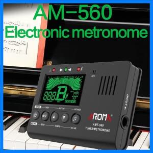 아로마 AMT-560 기타 튜너 전자 메트로놈 우쿨렐레 바이올린 베이스 포크 음악 비트 튜닝 3-in-1