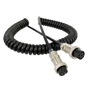 Yaesu ICOM kenwood호환 CB HAM 라디오 워키 토키 통신 액세서리 용 8 핀 암-암 마이크 연장 케이블