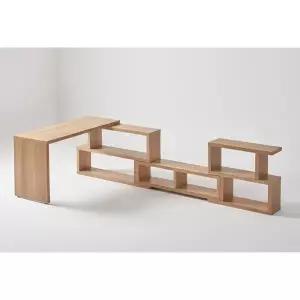 제이가구 브란스모듈 (착불) 책상 책장 소형 세트 1200 3단