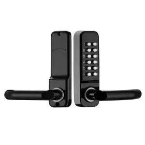 수동도어락 정원 비밀번호 상품 은색 야외 버튼식 수동