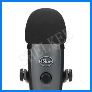 Blue Yeti Nano용 SHELKEE 폼 마이크 윈드스크린, 콘덴서 마이크-마이크용 팝 필터로