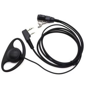 baofeng호환 kenwood호환 Puxing TYT 라디오 액세서리 용 마이크 PTT D 자형 워키 토키 이어폰 헤드폰이있