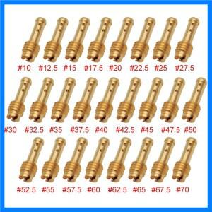 오토바이 기화기 MIKUNI VM/TM/TMX VM22/210 AX100 EN GN TZR TM 크기 용 파일럿 제트 8 블리드 구멍