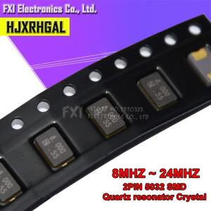 10피스 8MHZ 10MHZ 11.0592MHZ 12.000MHZ 13.56MHZ 2Pin 5032 smd 석영 공진기 크리스탈 신규