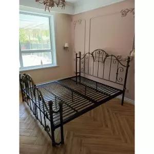 유럽식 베드 흰색 철제침대 매트리스받침대 200mmX900mm 프레임 공주