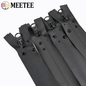 1-5피스 나일론 방수 지퍼 15-100cm 닫기/오픈 엔드 아래로 보이지 않는 자켓 의류 수리 키트 액세서리