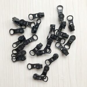 블랙 나일론 방수 지퍼 풀 헤드  의류 포켓 액세서리  리버스 3 20  50  100 개