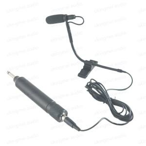 첼로 비올라 클램프가 있는 콘덴서 악기 마이크  유연한 구즈넥 AKG호환 바디팩 송신기와 호환 가능