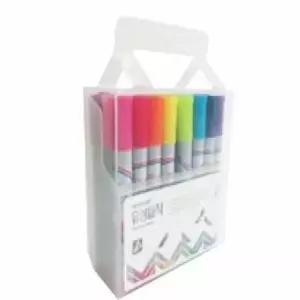 [문구/오피스] 유성 매직 둥근닙 24색 유리용마카 매직펜