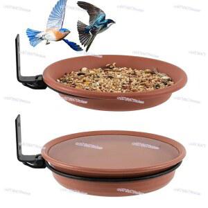먹이 목욕 트레이 새집 매달린 욕조 대형 농장 피드 선물 연못 강철 시드 휴대폰 플라스틱