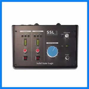 솔리드 스테이트 로직 SSL2 2-In / 2-Out USB-C 오디오 인터페이스 뮤지션을위한 전문 고급 헤드폰 출력