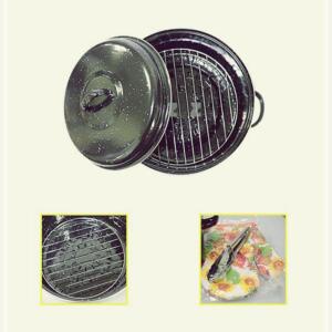 [2개구성] 범량 장갑 집트 26cm 학교 교실 학원 관공서 범랑제 고구마솥 직화구이 군고구마 냄비 NWE319ED