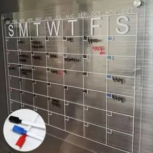 자석보드 냉장고 아크릴 투명보드 마커팬3개 풀세트