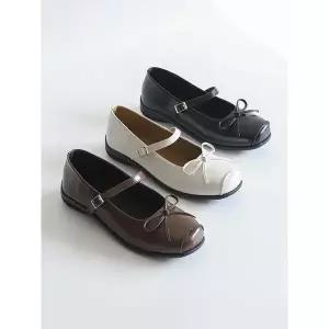 [하프클럽/]리본 메리제인 플랫슈즈 3cm