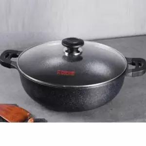 곰솥 키친아트 양은 냄비 전골 볶음 요리 웰빙팬 32CM