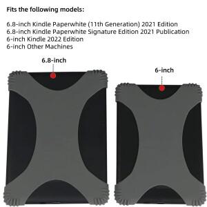 호환 킨들 전자책용 보안 손목 스트랩 - 6-7인치 2022/보이지/페이퍼화이트 시그니처 실리콘 핑거 그립에