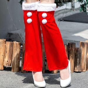 [2개구성] 산타부츠 발토시 산타의상 산타걸방울레드 크리스마스양말 산타토시 크리스마스용품 LWD7348C