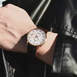 세이코무브 소가죽 남자 손목시계 BP9283WC