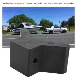 블랙 고무 보우 스톱 Y 블록 스키 보트 낚시 보트 트레일러용