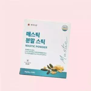 매스틱분말 스틱 3g x 30포 1박스 HACCP 제품 4450424
