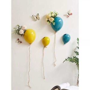 벽장식소품 풍선 모형 일체형 파티 모형케이크 소형 파티룸 카페 케이크 촬영소품 소품