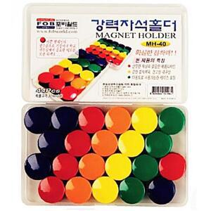 문구 칼라자석 포비월드 -43951 44개 대3.2cm 철사 MH-40 HW8CEF2D