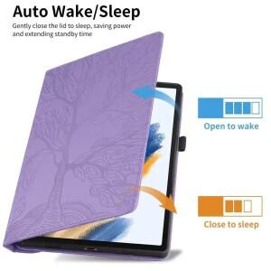 호환 삼성 갤럭시 탭 A9 8.7S9FE S10 S9 S8 S7 FE 플러스 11 12.4 A7라이트 S6 케이스용 360도 회전 태블릿