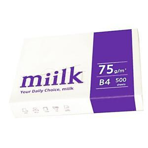 [2개구성] 밀크 75g B4 500 1 에이포 용지 더블에이 복사 매 권 KWFHIAOB