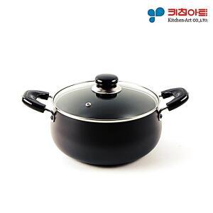 [2개구성] 후라이팬 스텐 세라믹 블랙 국 키친아트 쥬노 양은 BHW4F1460