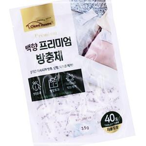 [2개구성] 자동포장 다용도 3.5gX40개 품 관리 냄새 용 방충제 방충효과 곰팡이 제거 옷장 좀약 KWD2EBA9