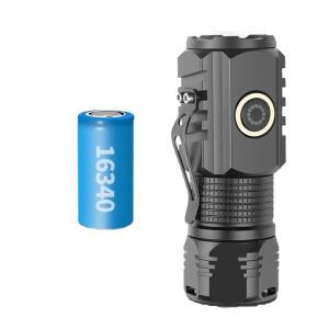 16340배터리 미니LED E 미니E 소형 텍티컬 아웃도어 랜턴 AWE419B3