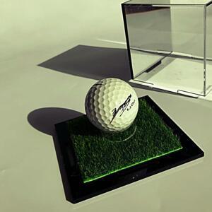 [2개구성] 케이스 선물 축하선물 아크릴 골프공 싸인 홀인원 야구공 기념 볼 KWFGJQFP