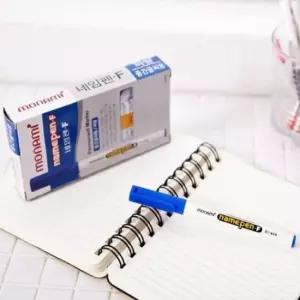 [문구/오피스] 선명하게 잘 써지는 네임펜(중간글씨용) 블루12p