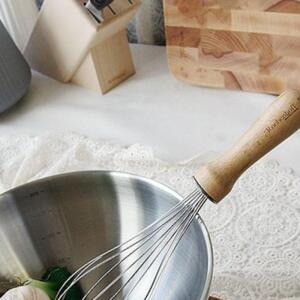 [2개구성] 위생적인 으로 제작된 클라베 우드 계란 달걀 독일 거품기 스텐 EW4B9286