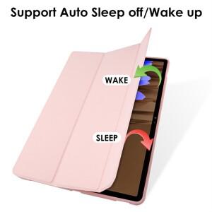 호환 삼성 갤럭시 탭 S8/S7용 접이식 케이스 S6 Lite 10.4 2022 S7 Plus FE S8 펜 홀더 태블릿 커버 포함