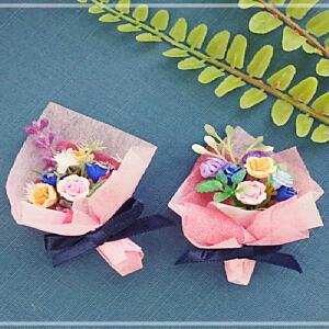 [2개구성] 만들기 하우스 소품 집 꽃다발 디자인랜덤 장식 미니어쳐 FAW9DA381