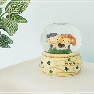 [2개구성] 겨울선물 크리스마스장식 크리스마스 워터볼 땜빵돌구 스노우볼오르골 오르골 커플 FAW9DC766