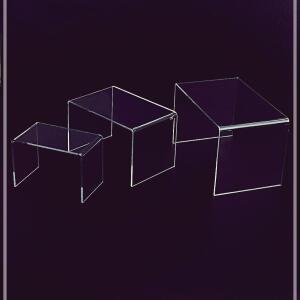 [2개구성] 진열대 제품 받침대 ㄷ형 대형 전시대 제품디피대 다용도 아크릴 상품 직사각 소품 LWB6C295