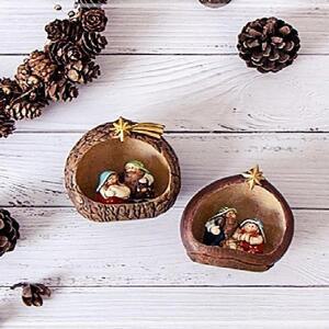 [2개구성] 앤틱 미니어처 2종 집 구유 소품 장식 만들기 FAW9DF4BD