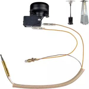 열전대 및 안전 틸트 스위치가 장착된 히터 수리 키트 - 유리 튜브 피라미드 타워 히터용 실외 프로판