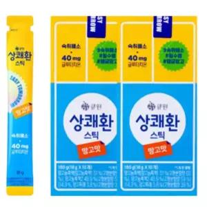 [큐원] 상쾌환스틱 망고맛 18g 120개입, 숙취해소 회식 모임 술먹기 전 후