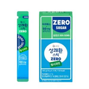 [큐원] 상쾌환스틱 사과맛 18g 10개입, 숙취해소 회식 모임 술먹기 전 후