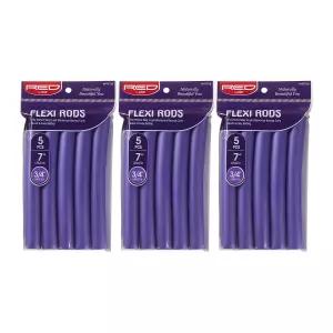 레드 바이 키스 플렉시 로드 7인치 지름 3/4인치 - 90년대 글래머러스 바운시 컬 해변 파도 미끄럼 방지