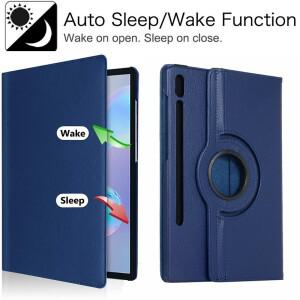 호환 삼성 갤럭시 탭 회전 스탠드 태블릿 커버  S10 S9 S8 울트라 14.6 S7 플러스 FE 12.4 케이스  11 인치