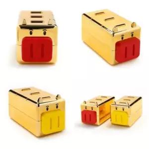 [문구/오피스] 골드 칸칸 돼지저금통 대 소품 저금통선물