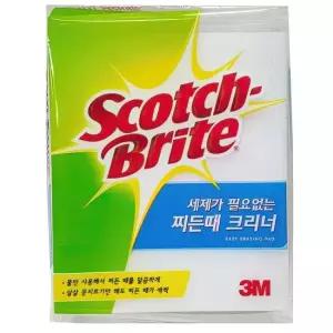 3M 주방 욕실 유리 찌든때 스폰지 크리너 매직 블럭 1개 청소