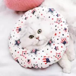 [반려] 반려동물 쿠션 넥카라 (S) 고양이목보호대쿠션 고양이목카라